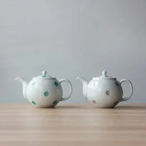 肥前吉田焼 水玉 ティーポット | with style shop / YAMACHU