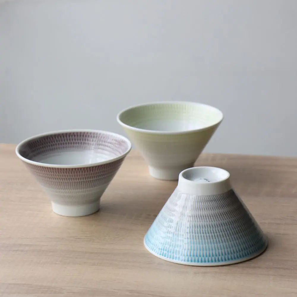 家族用のカラフルなお茶碗にぴったり！ | 波佐見焼 富士碗
