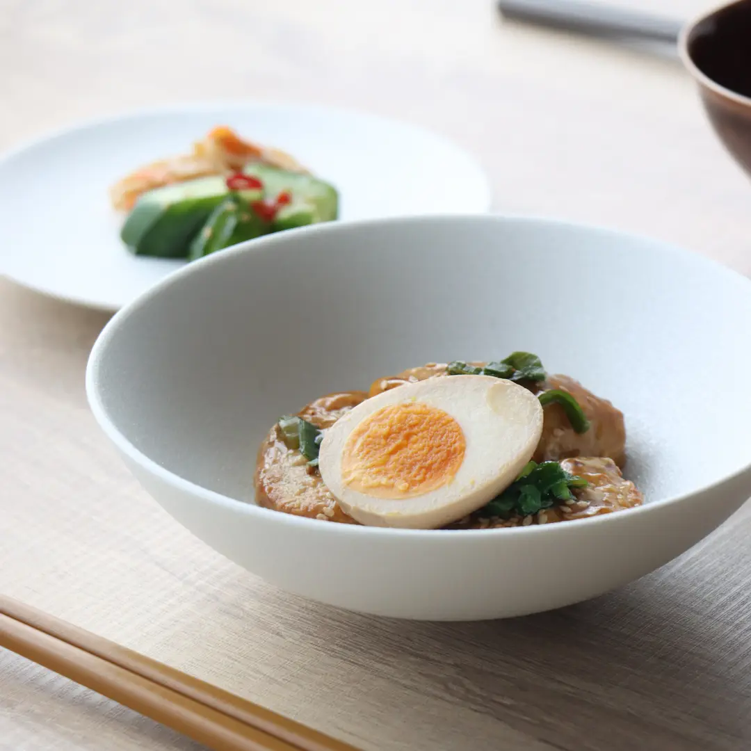 シンプルでつかいやすい白のボウル | 有田焼 マルチボウル 17cm スノー